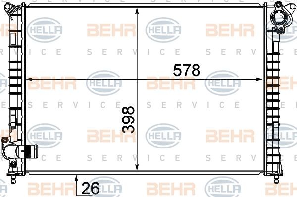 Mini R50 Radiator Radiator Mini Cooper R50 R52