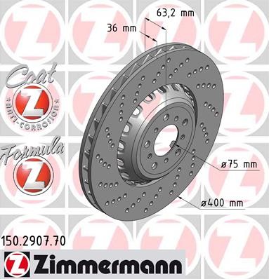 Front Disc Left 400x36 F10 F12 M5 M6