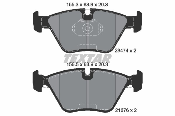 Front Brake Pads E46 M3 E85 E86 Z4 M