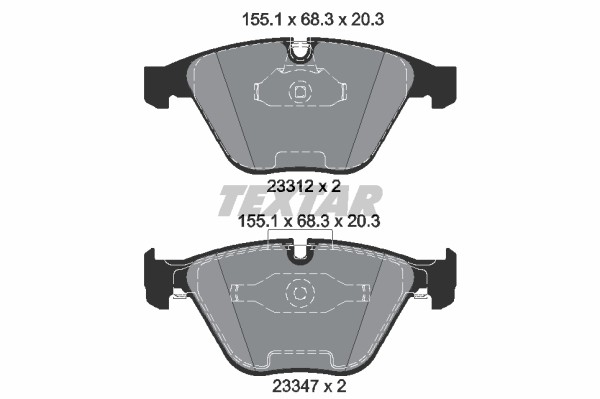 Front Brake Pads E82 1M E90 M3