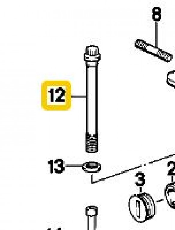 Cylinder Head Bolt Set E24 M6 E28 E34 M5 S38