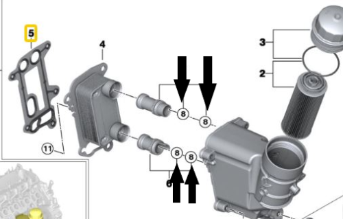 Oil Filter Housing Gasket N47 N47S