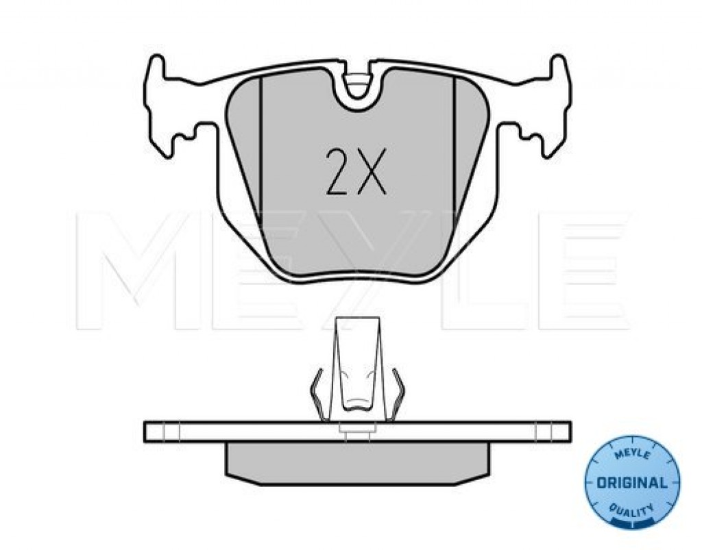 Rear Brake Pads E38 - E39 - E83 X3 - E53 X5 - E85 E86 Z4 - E46