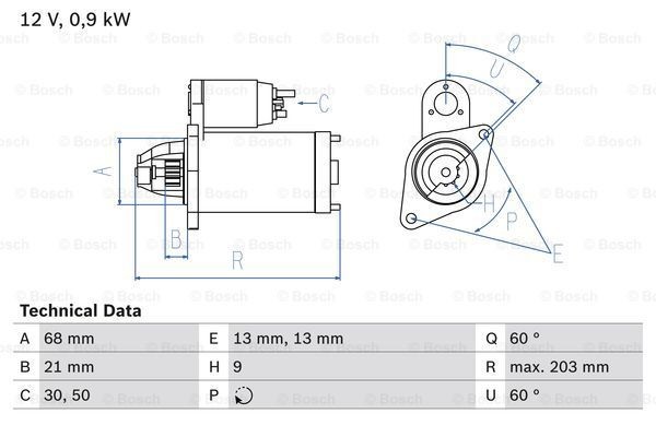 Starter Motor Mini R50 R52 