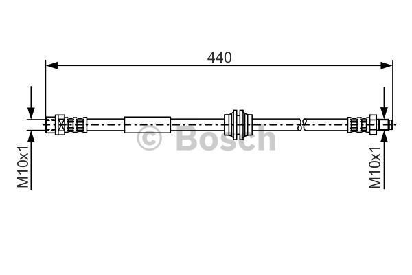 Brake Hose Rear Mini R50 R52 R53