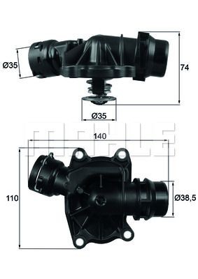 Thermostat 3.0D E46 E39 X5 E38