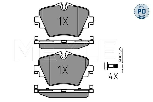 Front Pads F40 F44 F45 F46 X1 X2 Mini F54 F60
