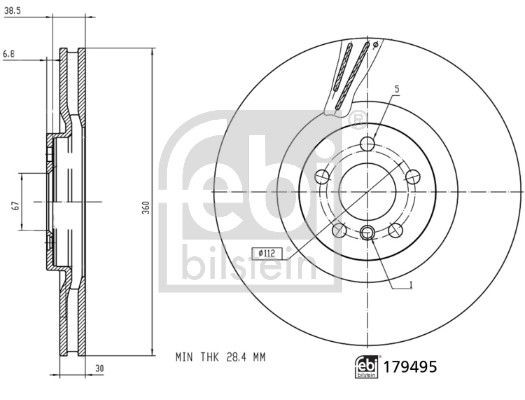 Front Brake Discs M Sport F40 F44 F45 F46 X1 X2 Mini F54 F60