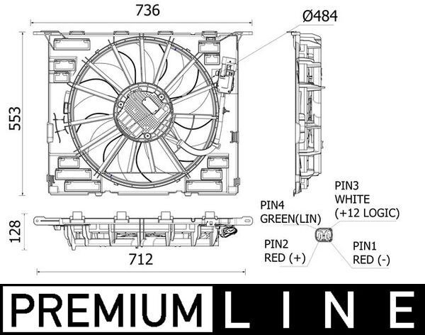 Engine Cooling Fan G11 G12 30 G31 G32 