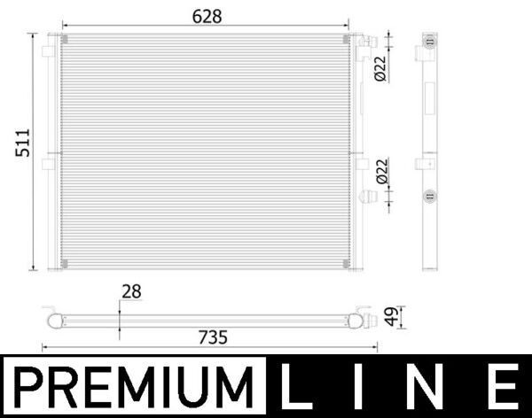 Radiator G30 G31 G11 G12 G14 G15 G32