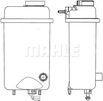 Expansion Tank E31 E38 E39