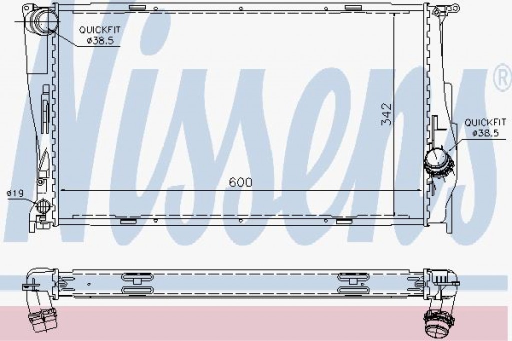 Radiator E81 E82 E87 E88 Manual