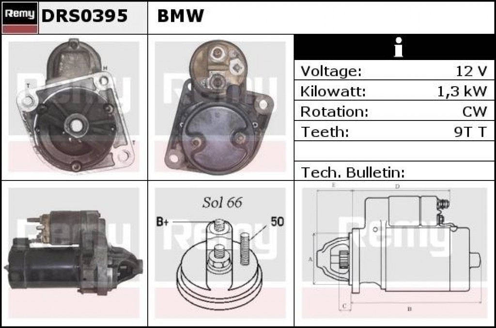 Starter Motor E36 E46 M3 E85 E86 Z4 M