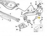 Rear Lower Wishbone Outer Bush E36 E46 Z4 X3