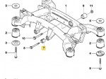 Diff Mount E53 X5 Front