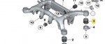 Subframe Mounting Rear F01 F02 F06 F07 F10 F11 F12 F13