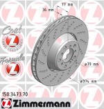 Front Disc Left 374x36 E60 E61 E63 E64 M5 M6