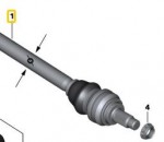 Drive Shaft E46 M3 E85 E86 Z4 M Left 