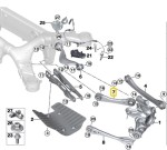 Rear Guide Suspension Link Left F97 F98 G05 G06 G07 X5 X6 X7