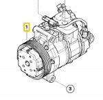 A/C Compressor E90 E82 E88 X1 E89 Z4