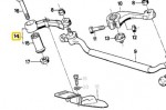 Steering Idler Arm E31